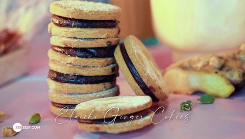 Elaichi Ginger Cookies